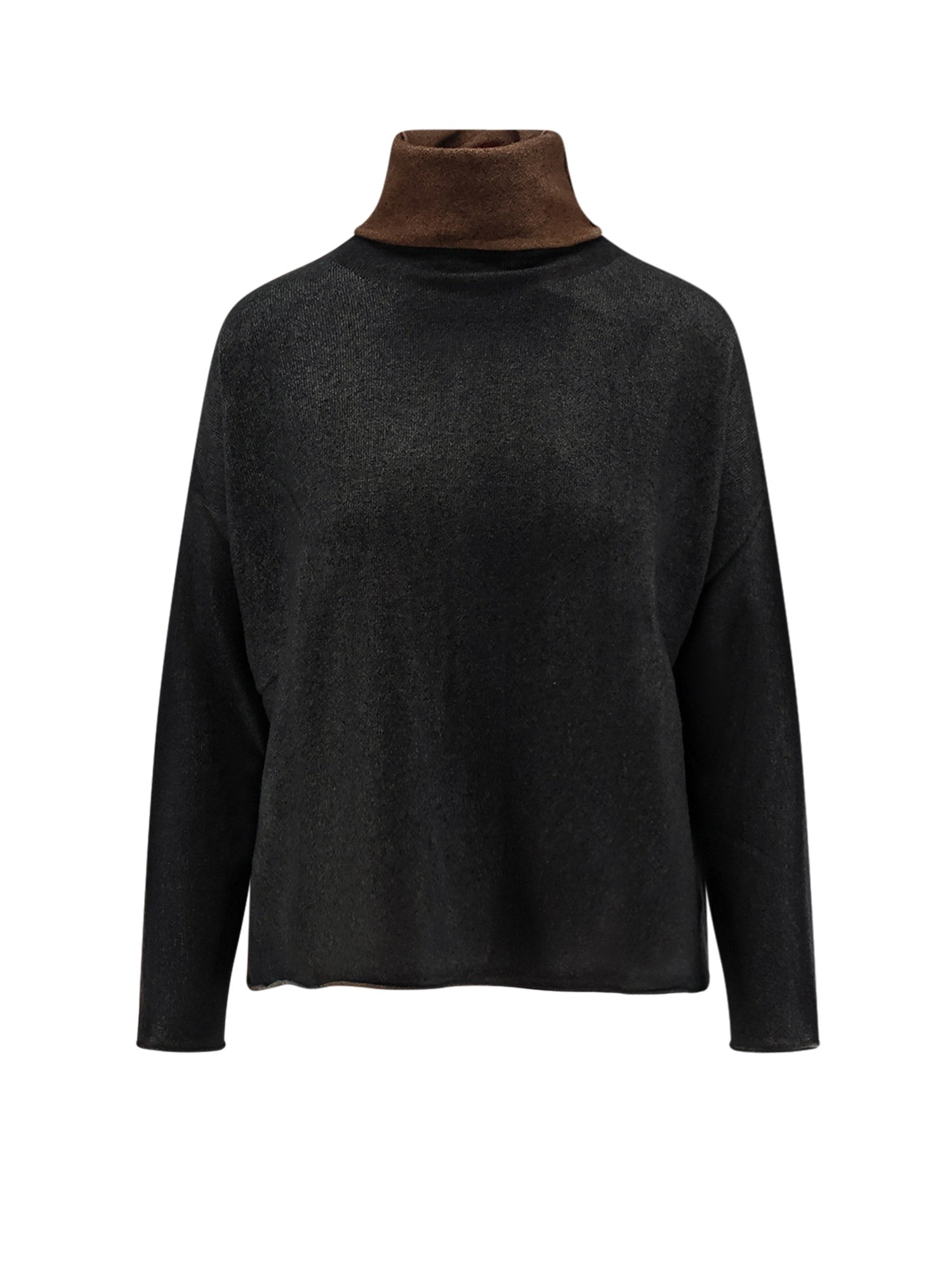 Alessandro Aste Sweaters Crocodile Reverse Lana Merino Cashmere