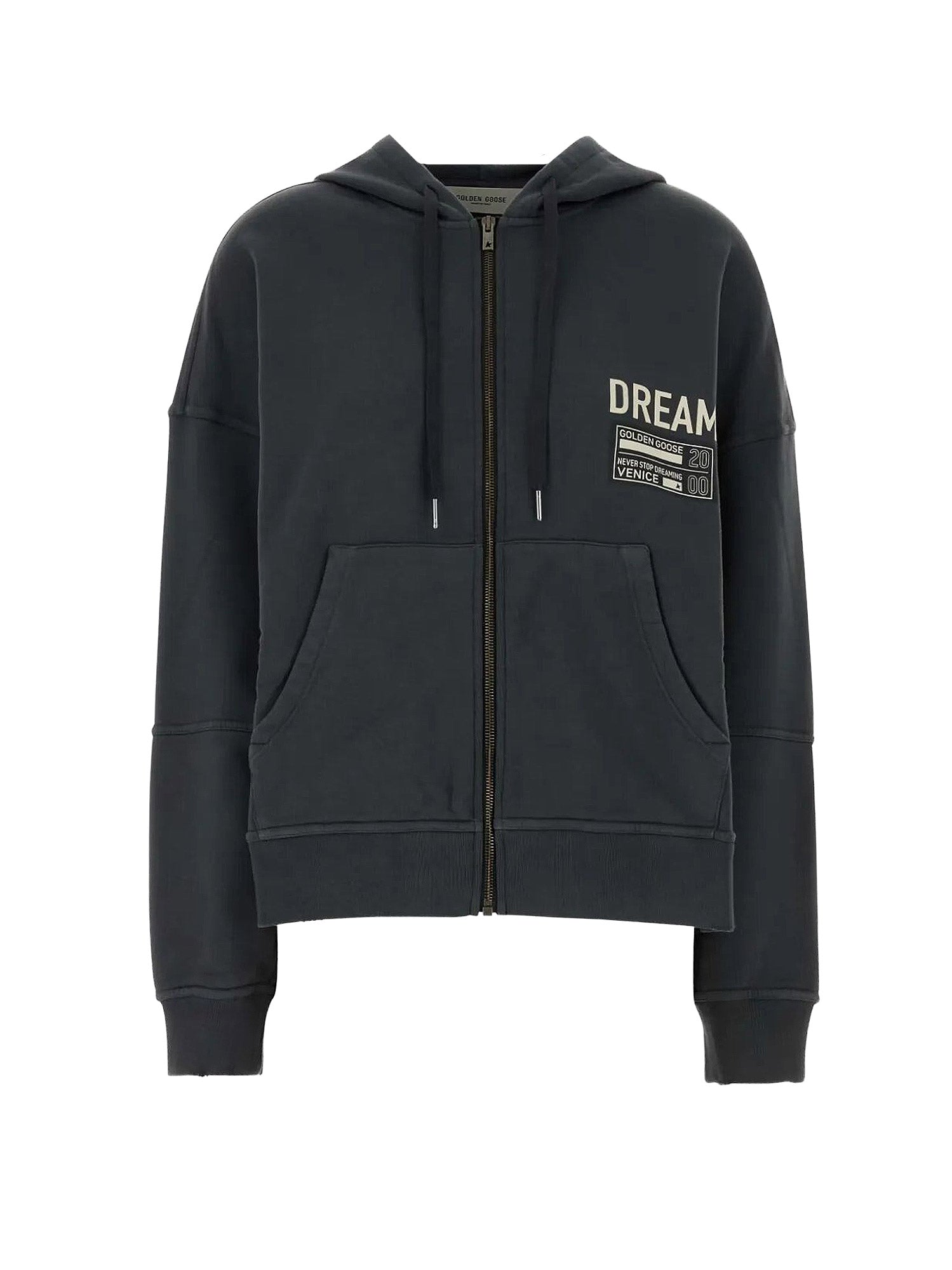 Golden Goose Sweaters Mix Anthracite Cotone