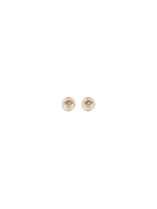 Stud Earrings Medusa Gold Metal