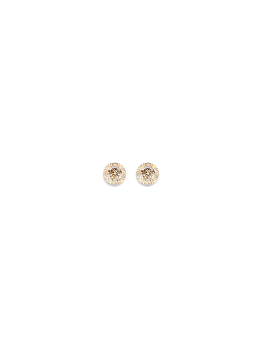 Stud Earrings Medusa Gold Metal