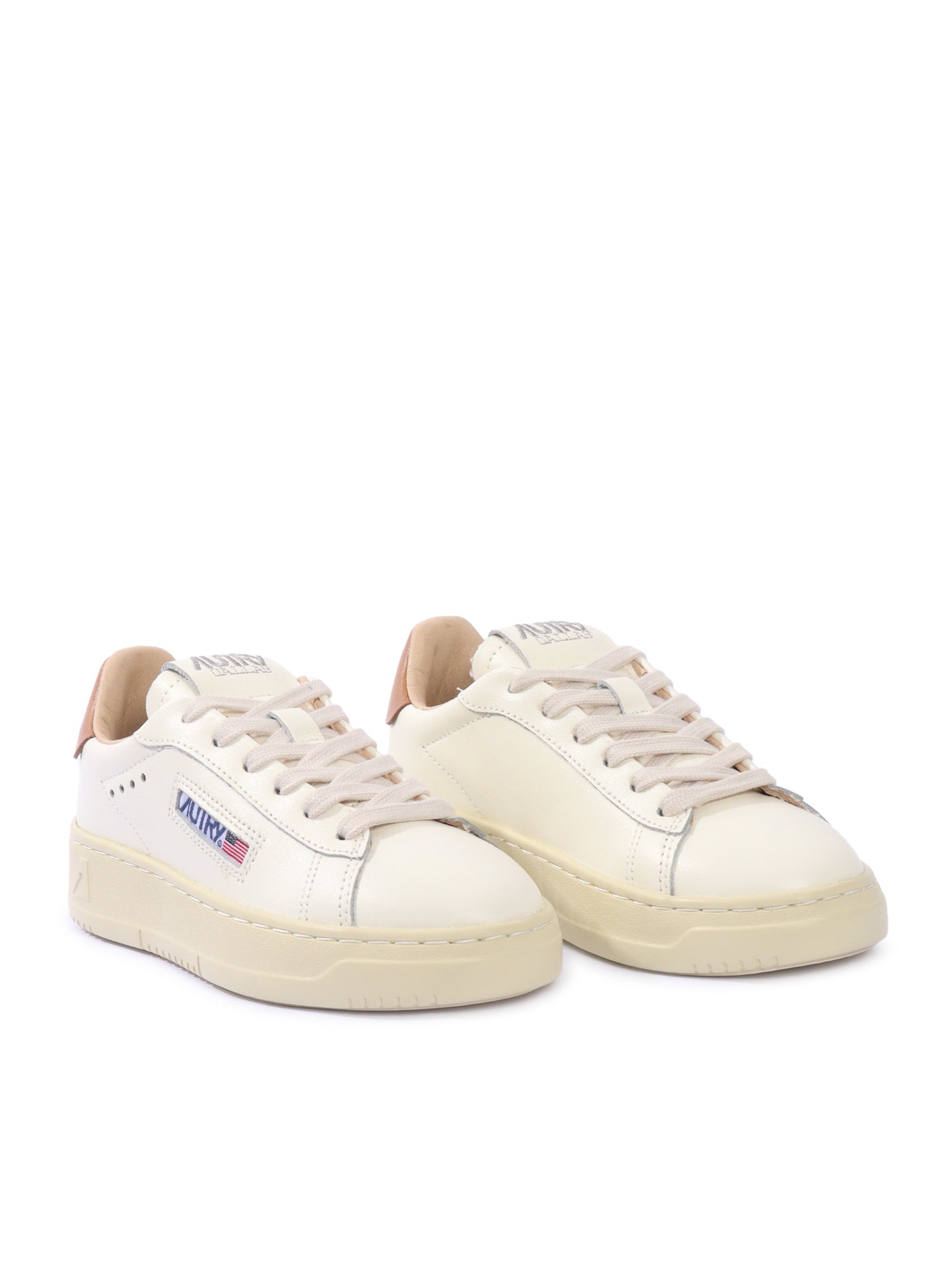 Dallas Kids Low Kid Leat-Four Wht-Brnsug Sneakers White