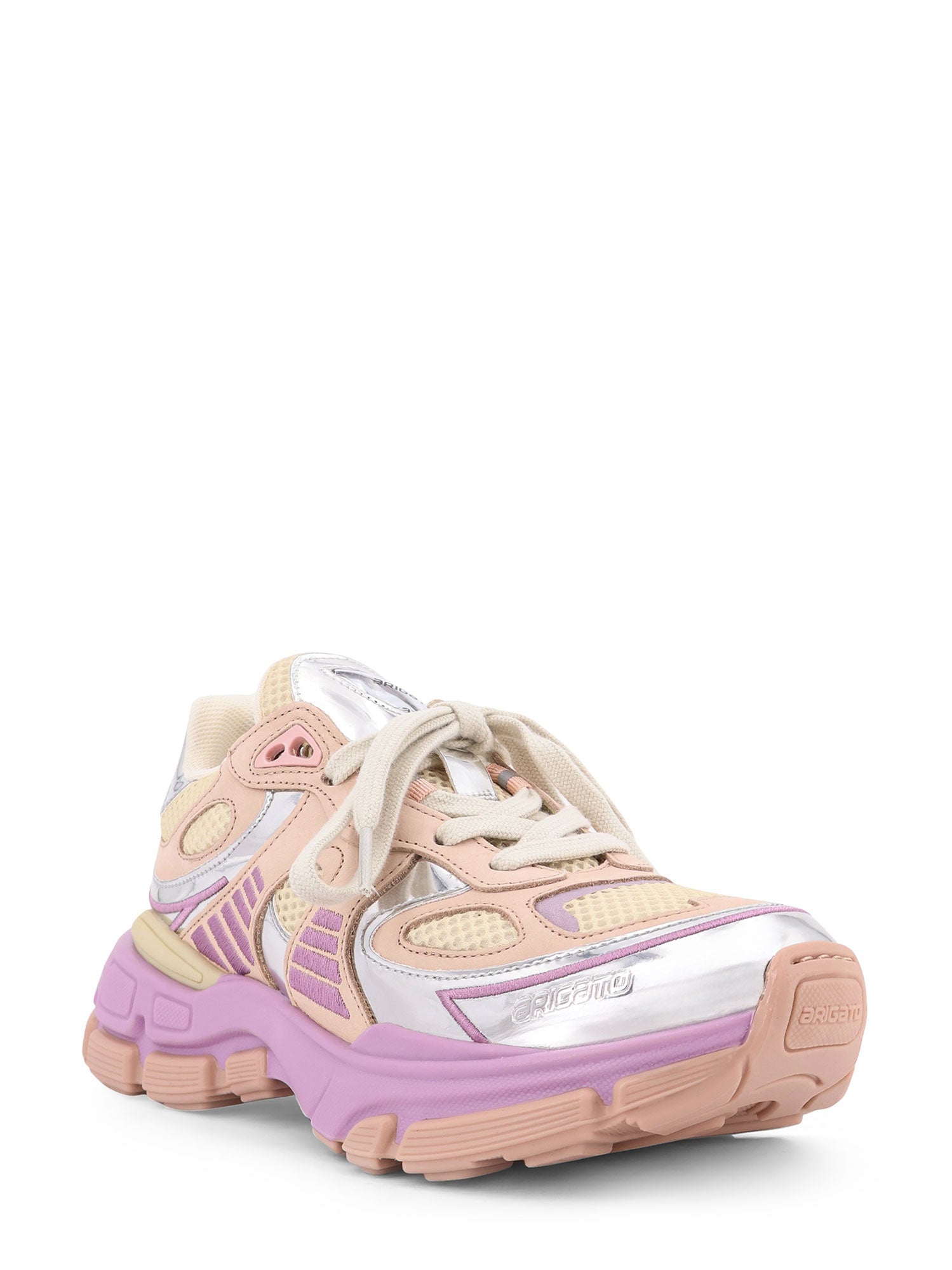 Axel Arigato Sneakers Rosa Argento Pelle