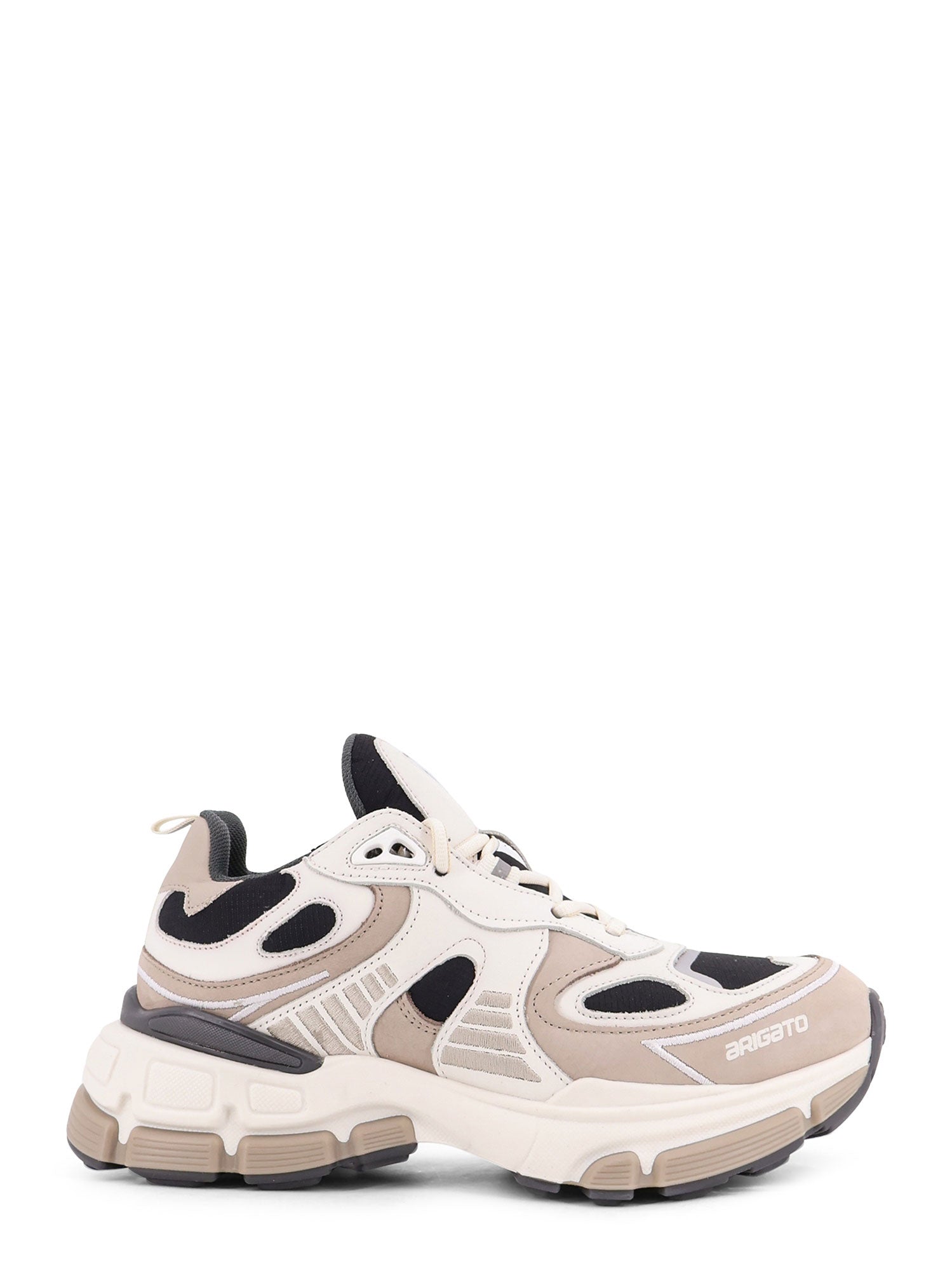Axel Arigato Sneakers Beige Nero Suede/pelle