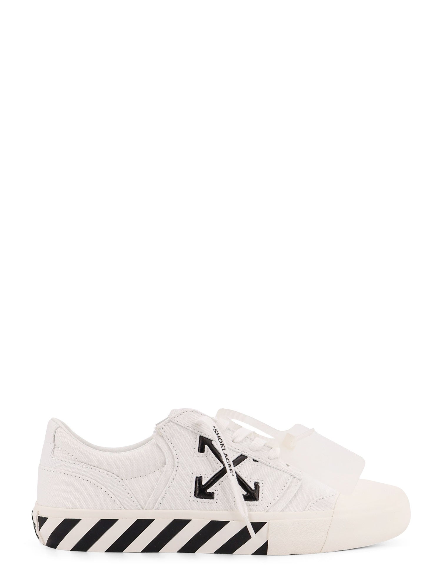 Off White Sneakers - Black Canvas