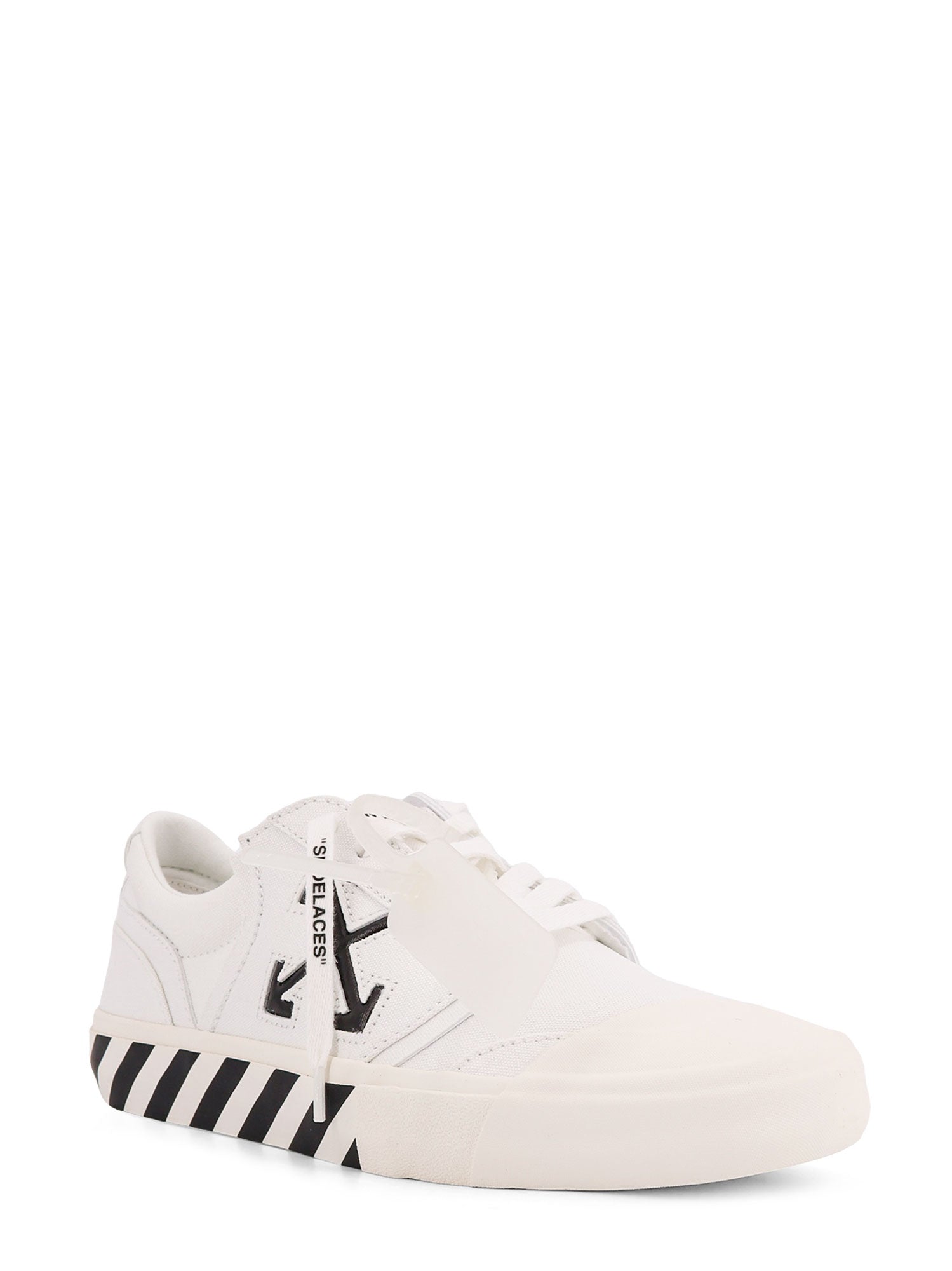 Off White Sneakers - Black Canvas