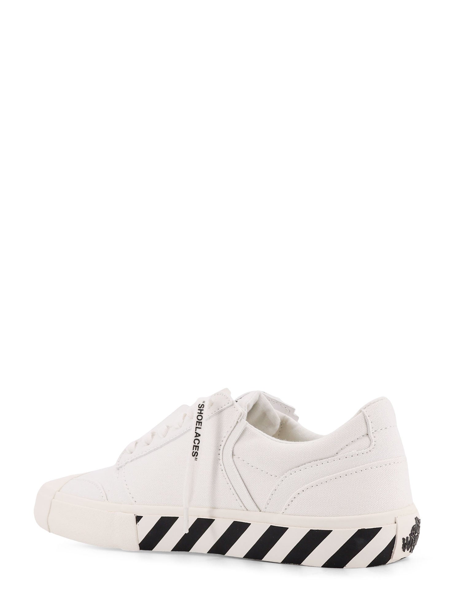 Off White Sneakers - Black Canvas