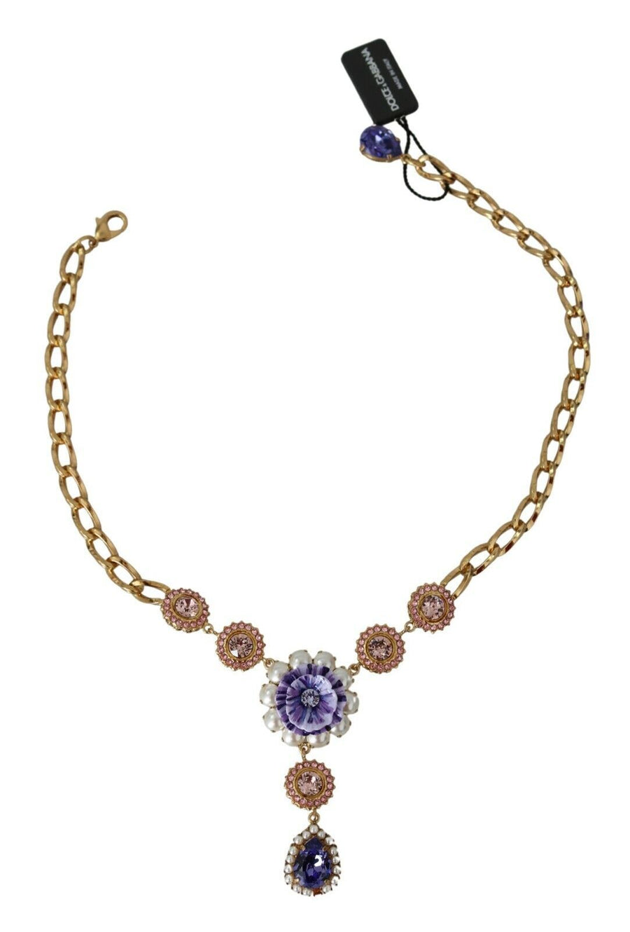 Dolce & Gabbana 60% Brass necklace in gold