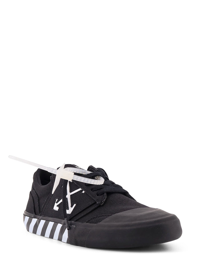 Off White Sneakers Black Canvas