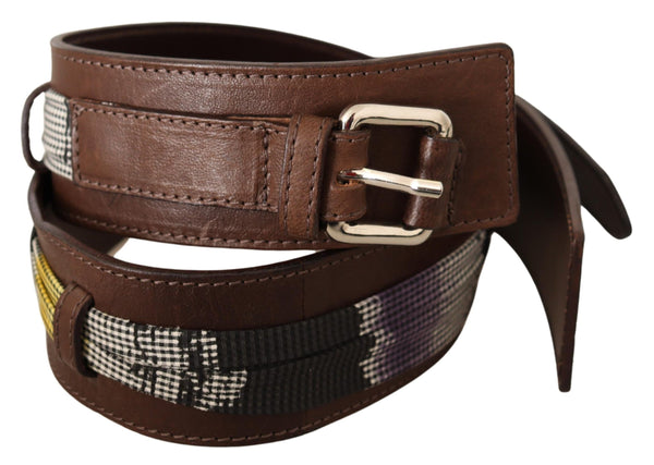 Costume National Leather belt in brown