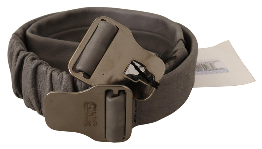 Costume National Leather belt in gray