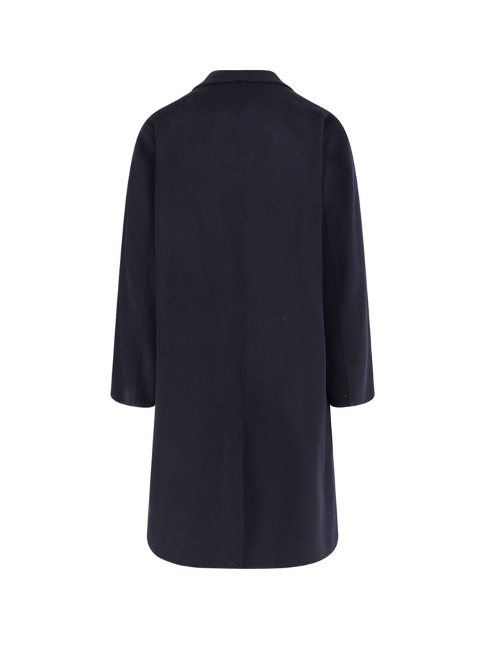 Paltò Coats Black Lana Nylon