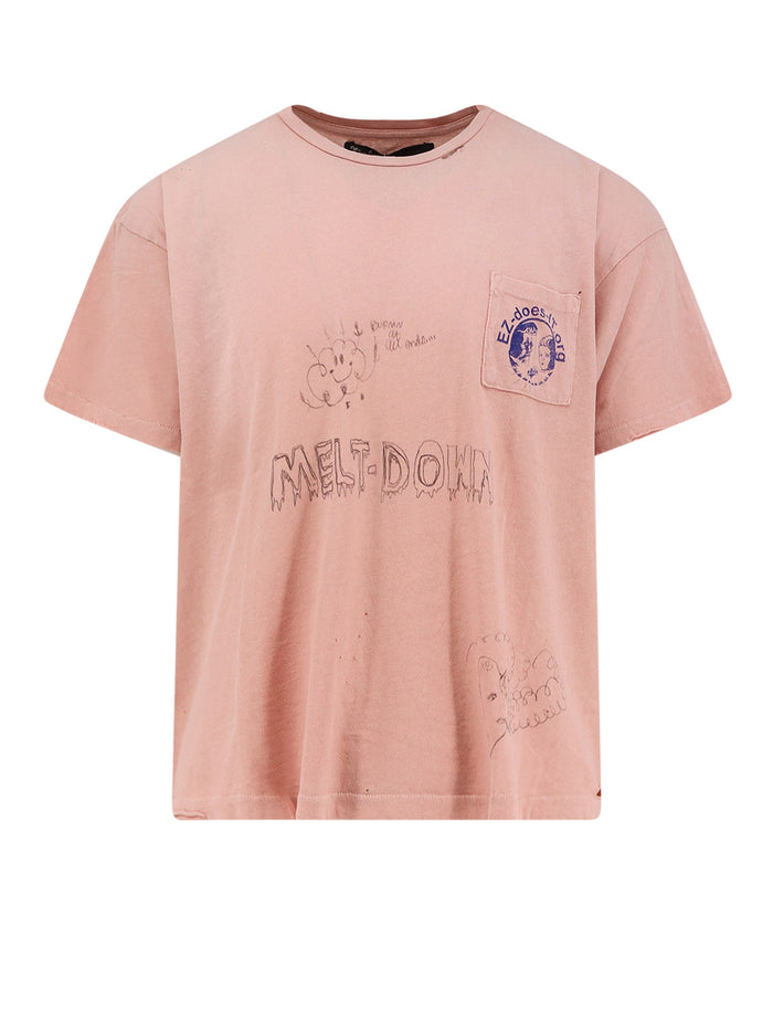 Paly T-Shirts And Polos Pink Cotone