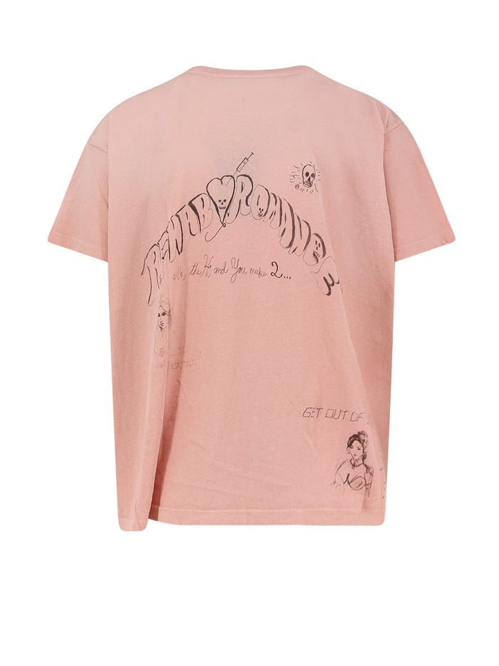 Paly T-Shirts And Polos Pink Cotone
