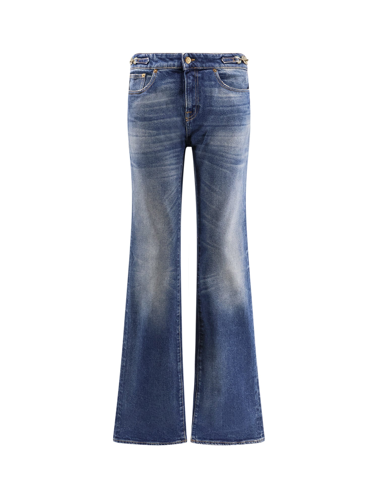 Golden Goose Jeans Blue Cotone Elastan