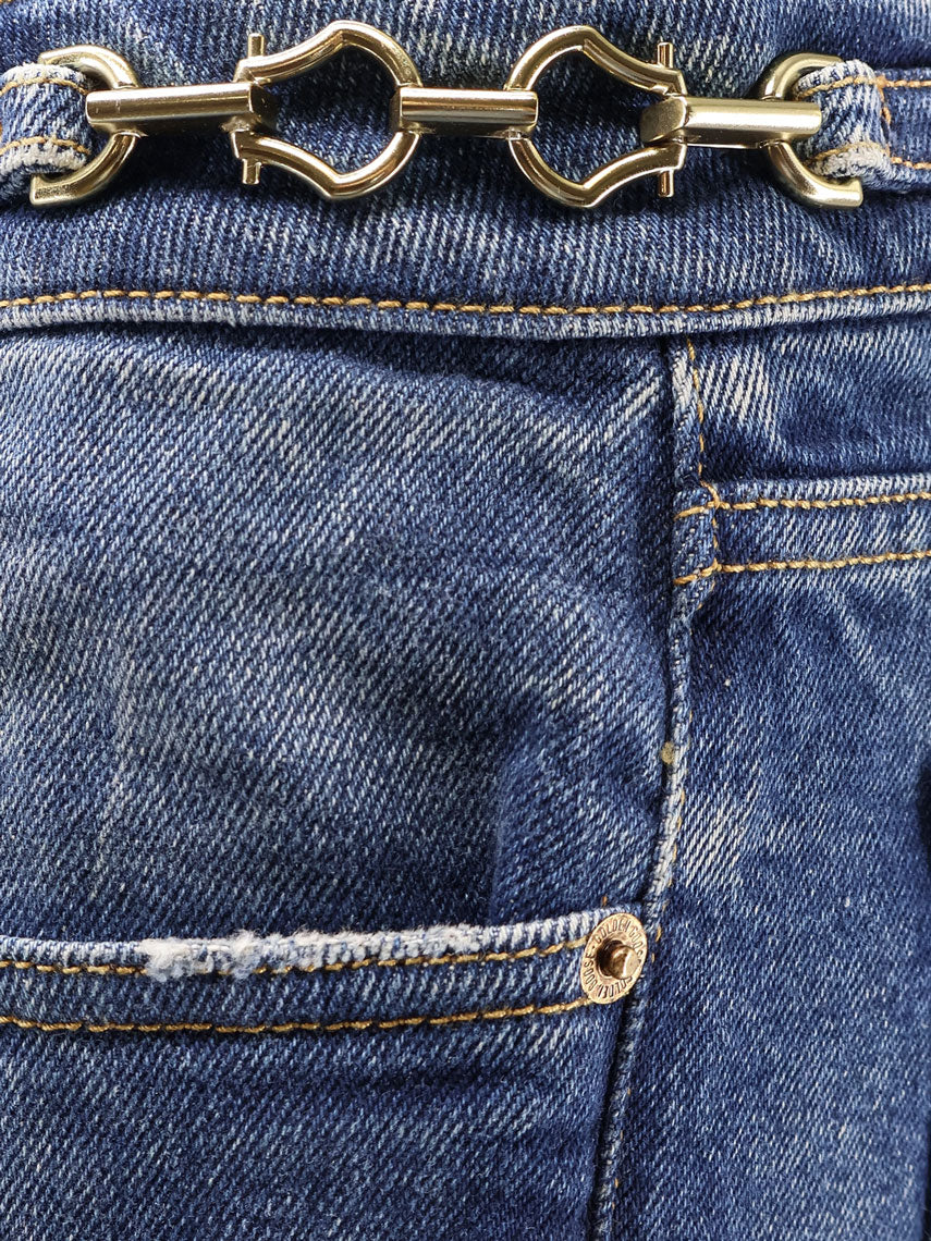 Golden Goose Jeans Blue Cotone Elastan