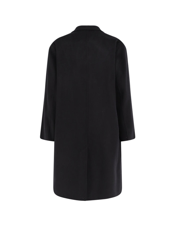 Paltò Coats Black Lana Nylon