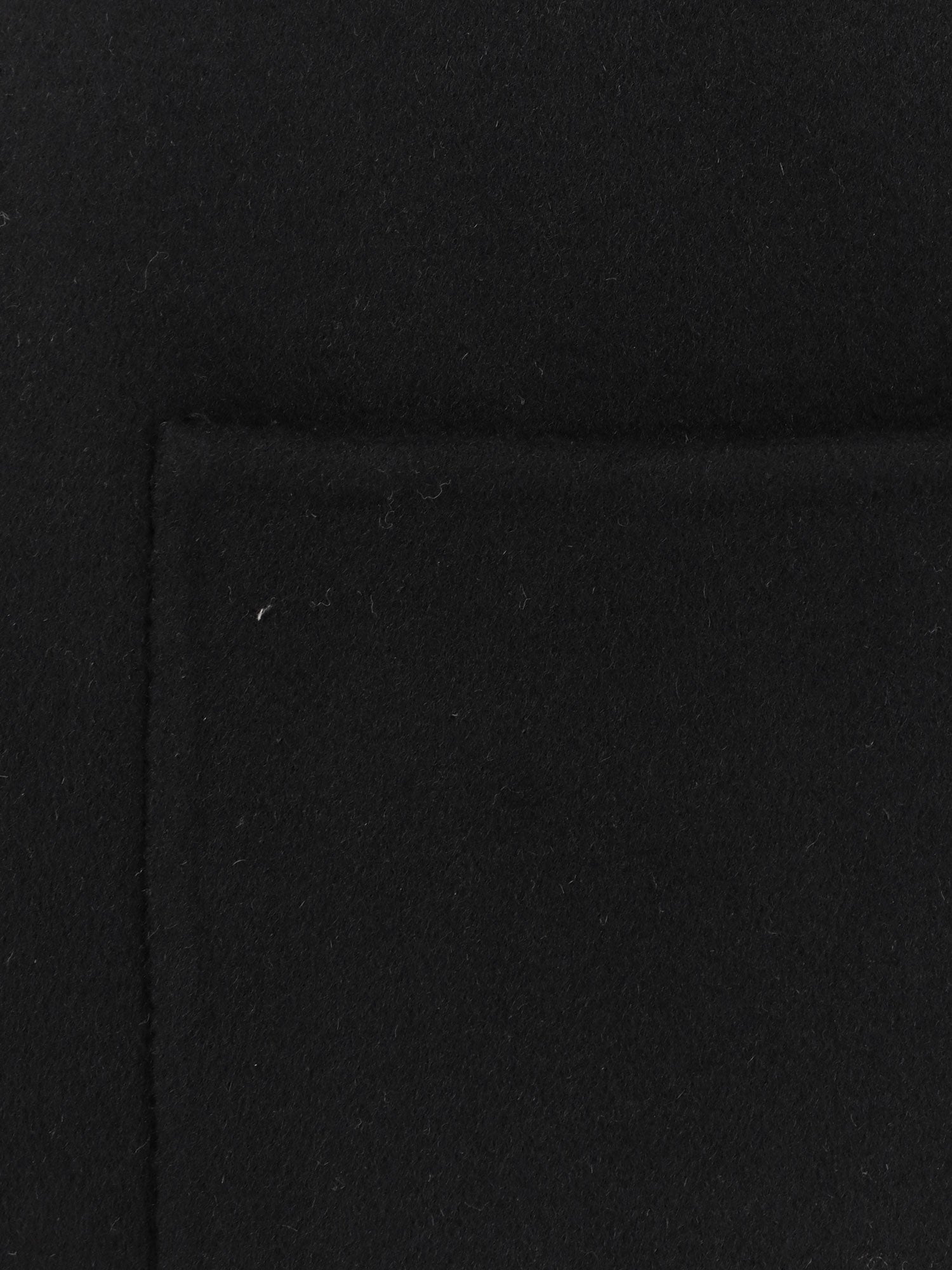Paltò Coats Black Lana Nylon