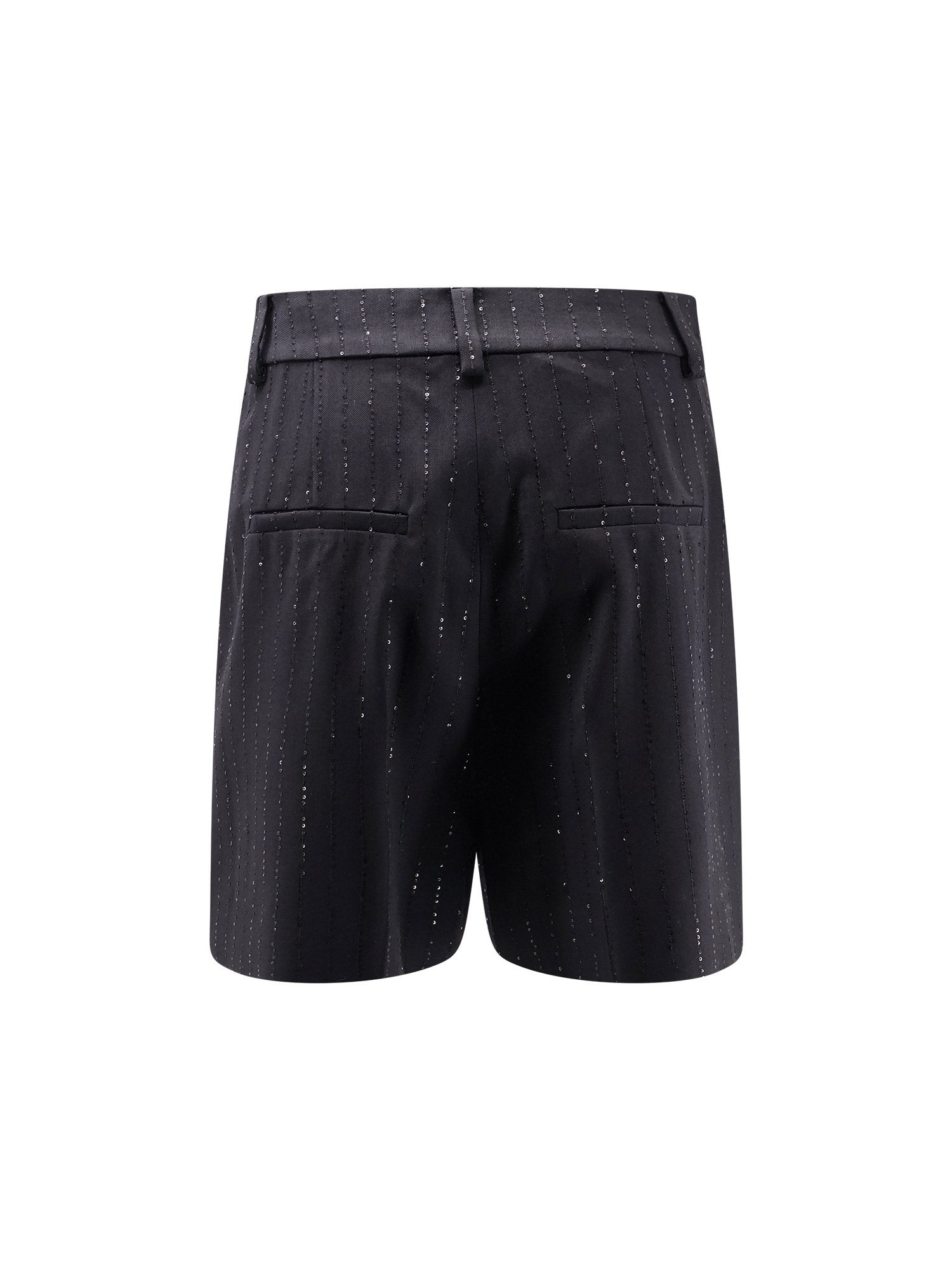 Max Mara Shorts Black Lana Vergine Poliammide