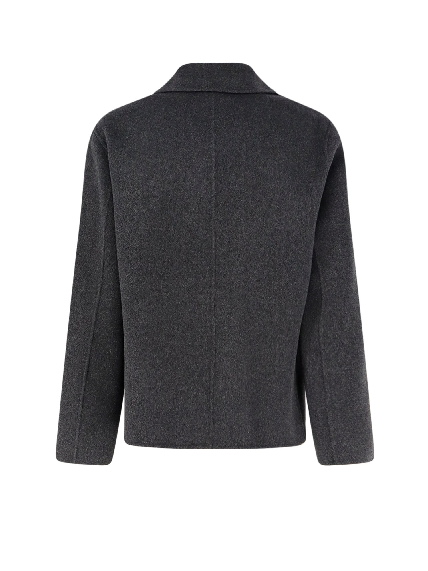 Paltò Coats Grey Lana Nylon
