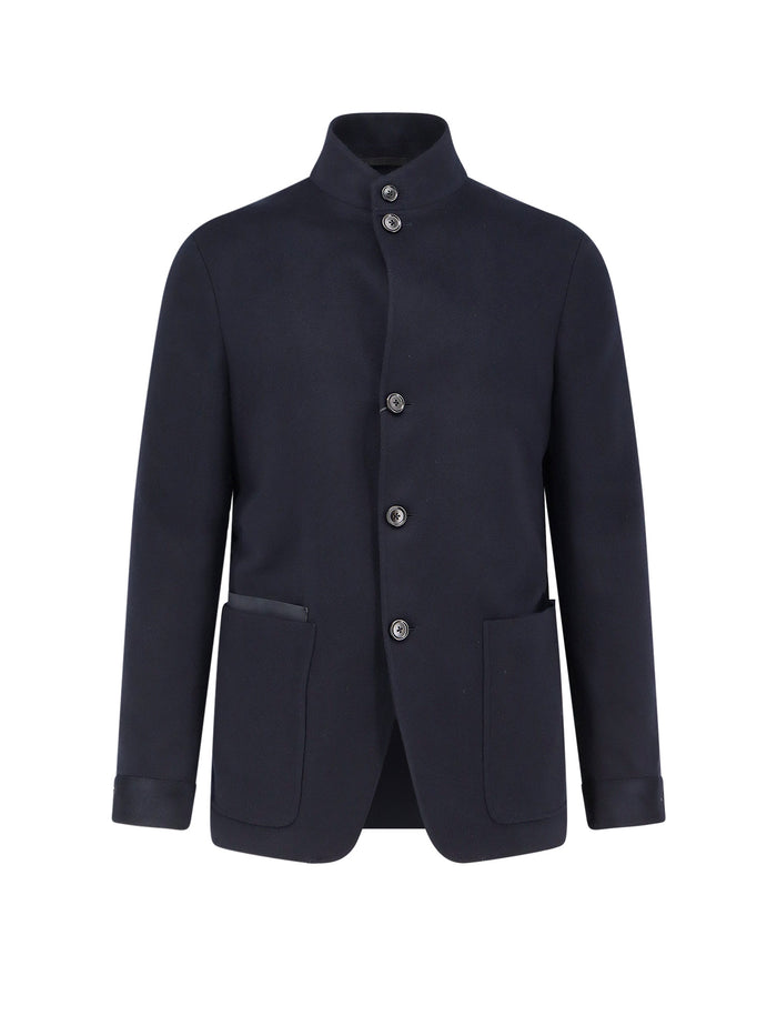 Zegna Coats Brown Cashmere