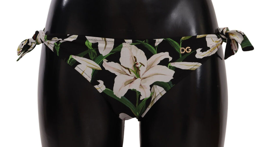 Dolce & Gabbana 75% Nylon 25% Elastane bikini bottom in black