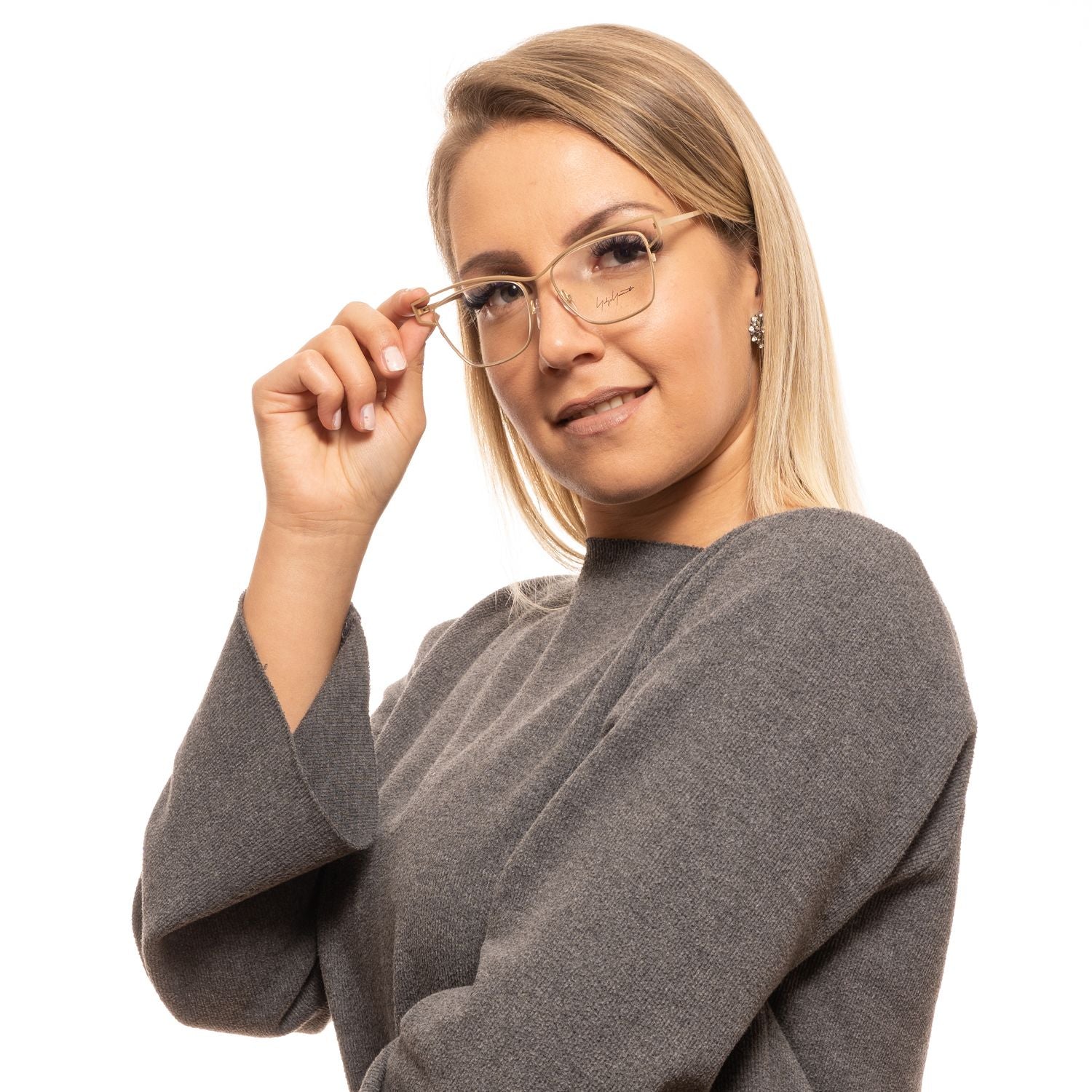 Gold Titanium Glasses (frames) Accessory