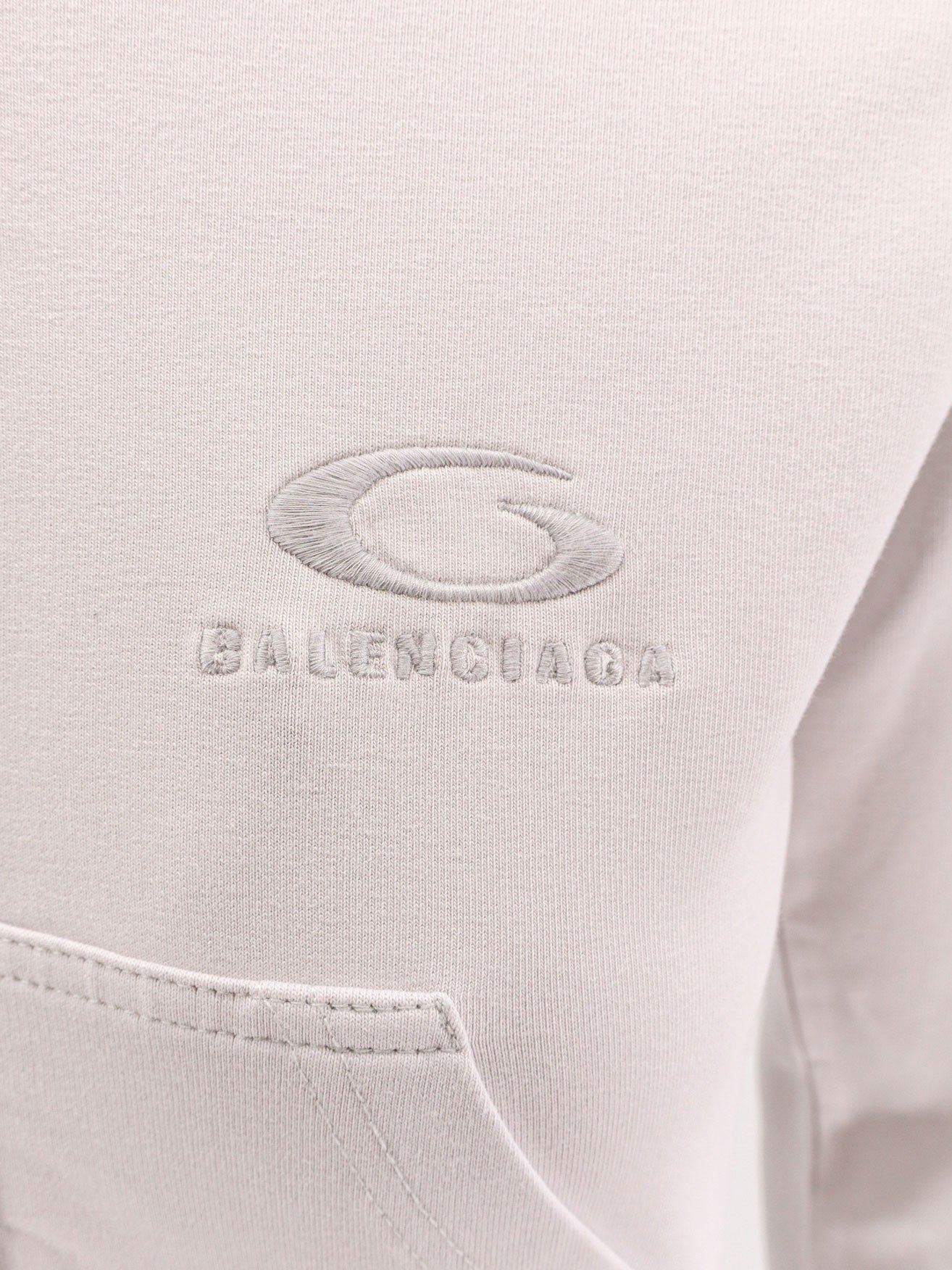 Balenciaga Sweaters Dirty White Cotone Elastan