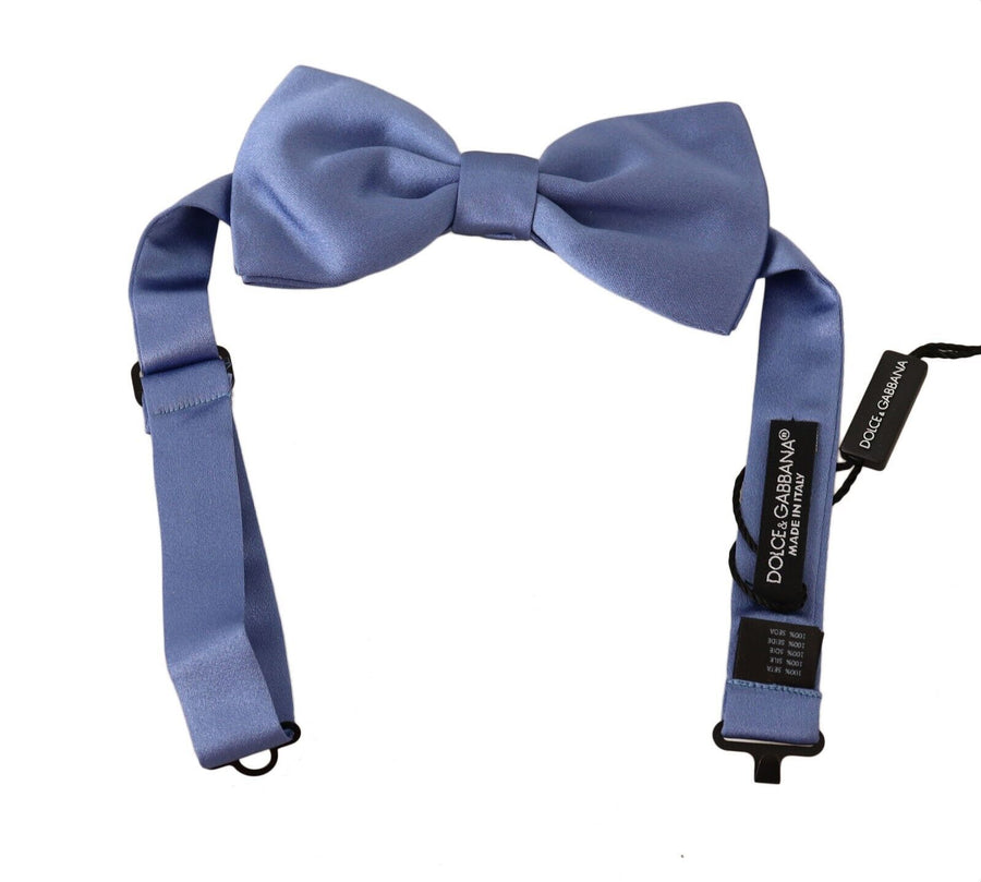 Dolce & Gabbana 100% Silk bow tie in purple