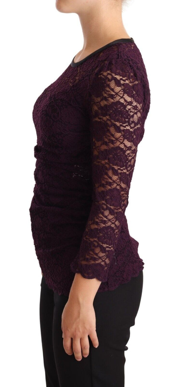 Dolce & Gabbana 95% Nylon blouse in purple