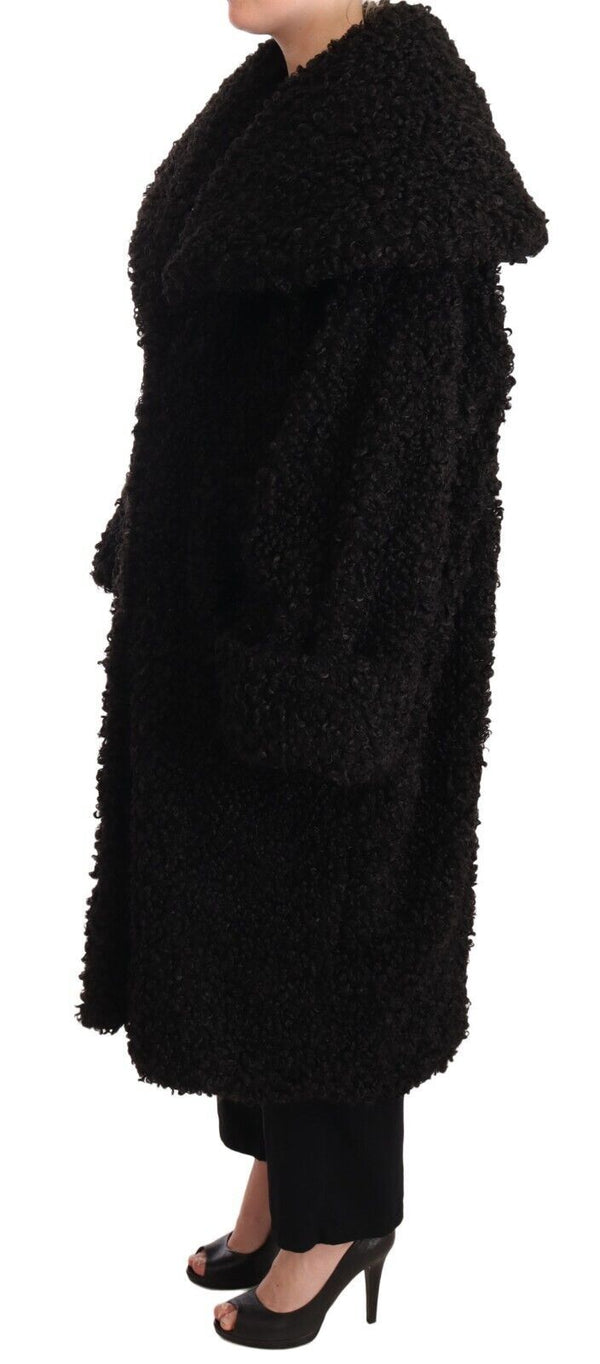 Dolce & Gabbana 100% Polyester; Lining: 100% Silk coat in black