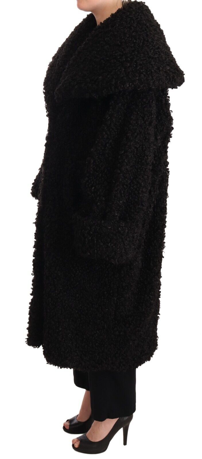Dolce & Gabbana 100% Polyester; Lining: 100% Silk coat in black