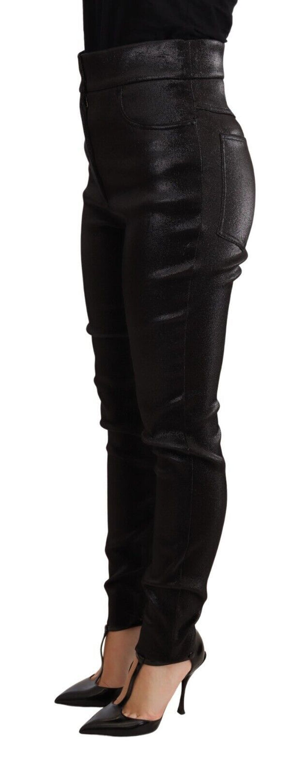 Dolce & Gabbana 41% Cotton trousers in black