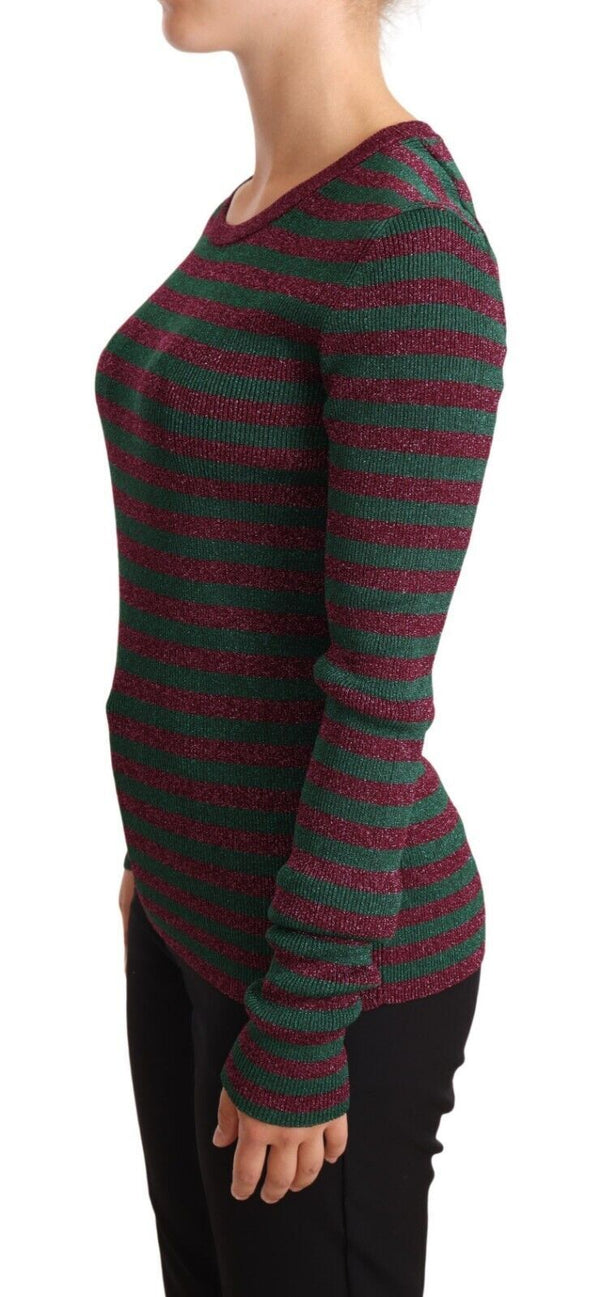 Dolce & Gabbana 77% Viscose sweater in burgundy