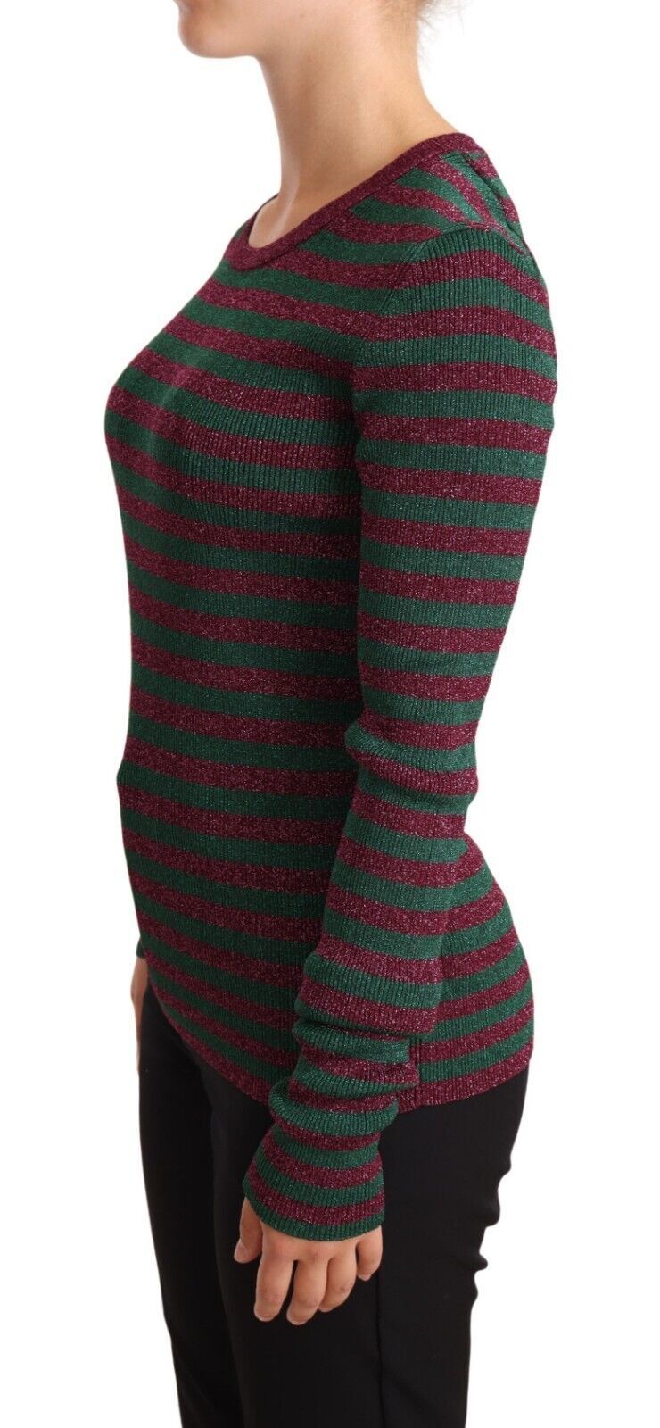 Dolce & Gabbana 77% Viscose sweater in burgundy