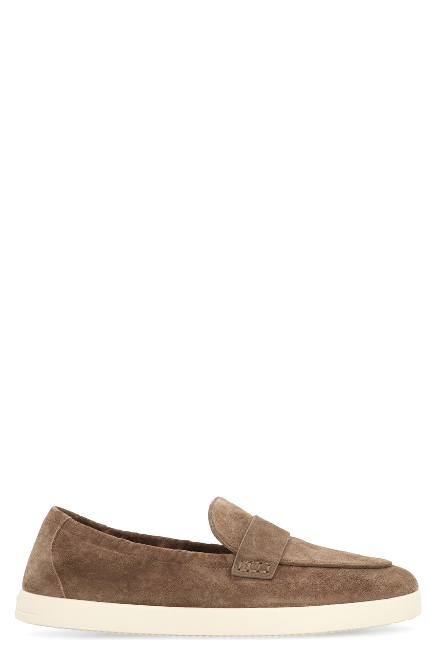 Loafers Ballerina Suede Sesame Cow Hide