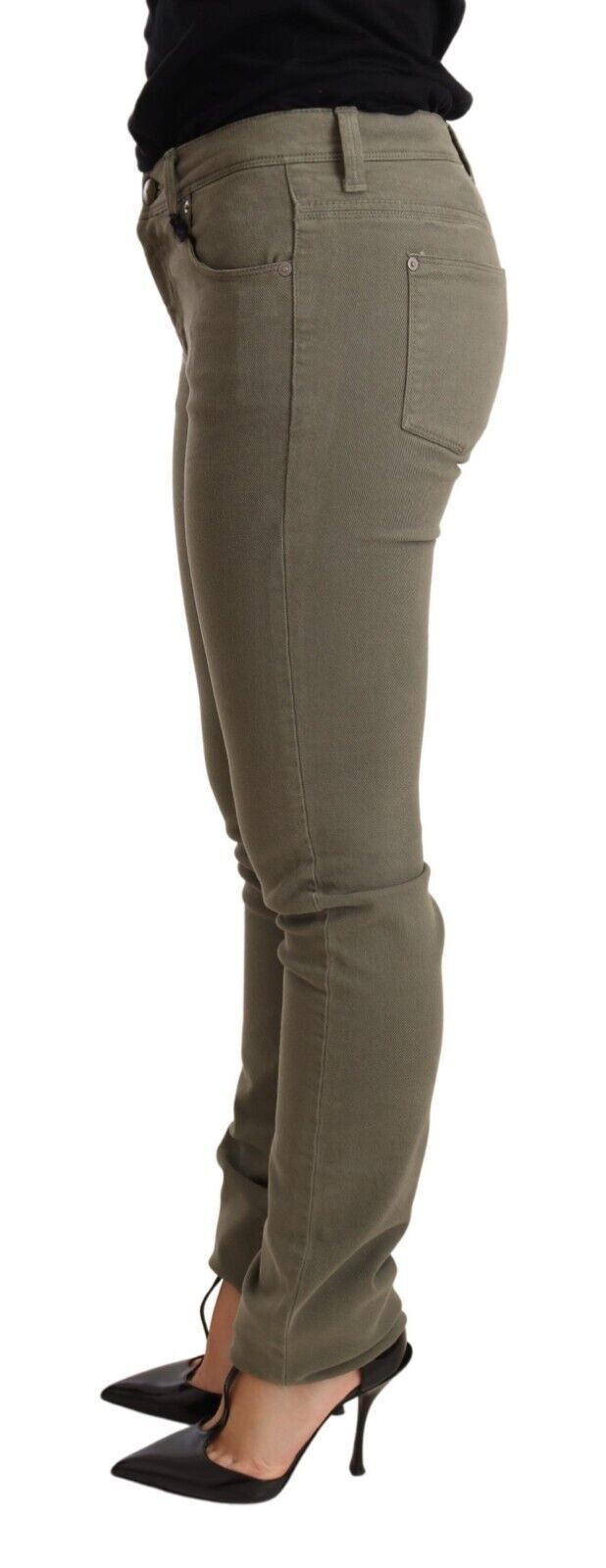 Ermanno Scervino Cotton trousers in green