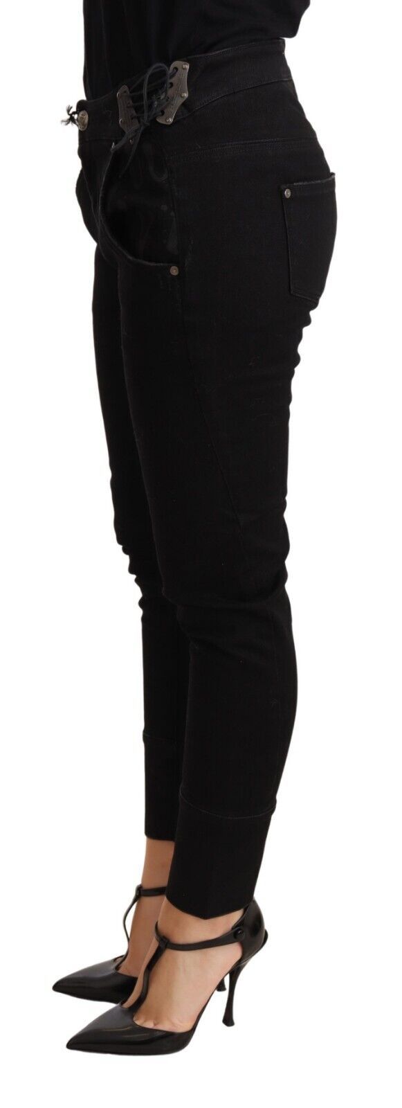 Ermanno Scervino Cotton jeans in black