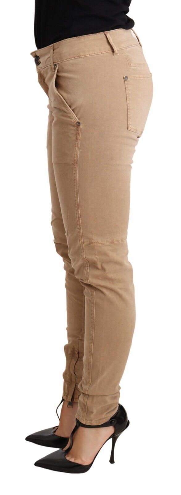Ermanno Scervino Cotton jeans in brown