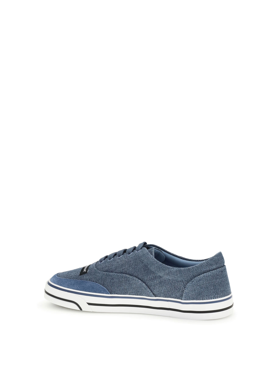 Sneakers Sailing Linen Powder Blue/avio Blue Upper: Trainers