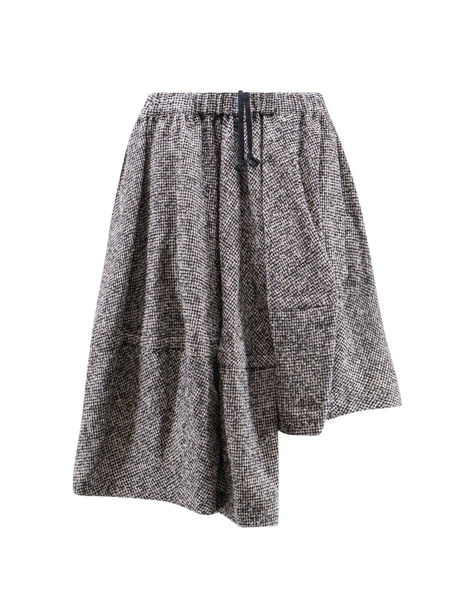 Comme Des Garcons Play Skirts Blackecru Lana Nylon