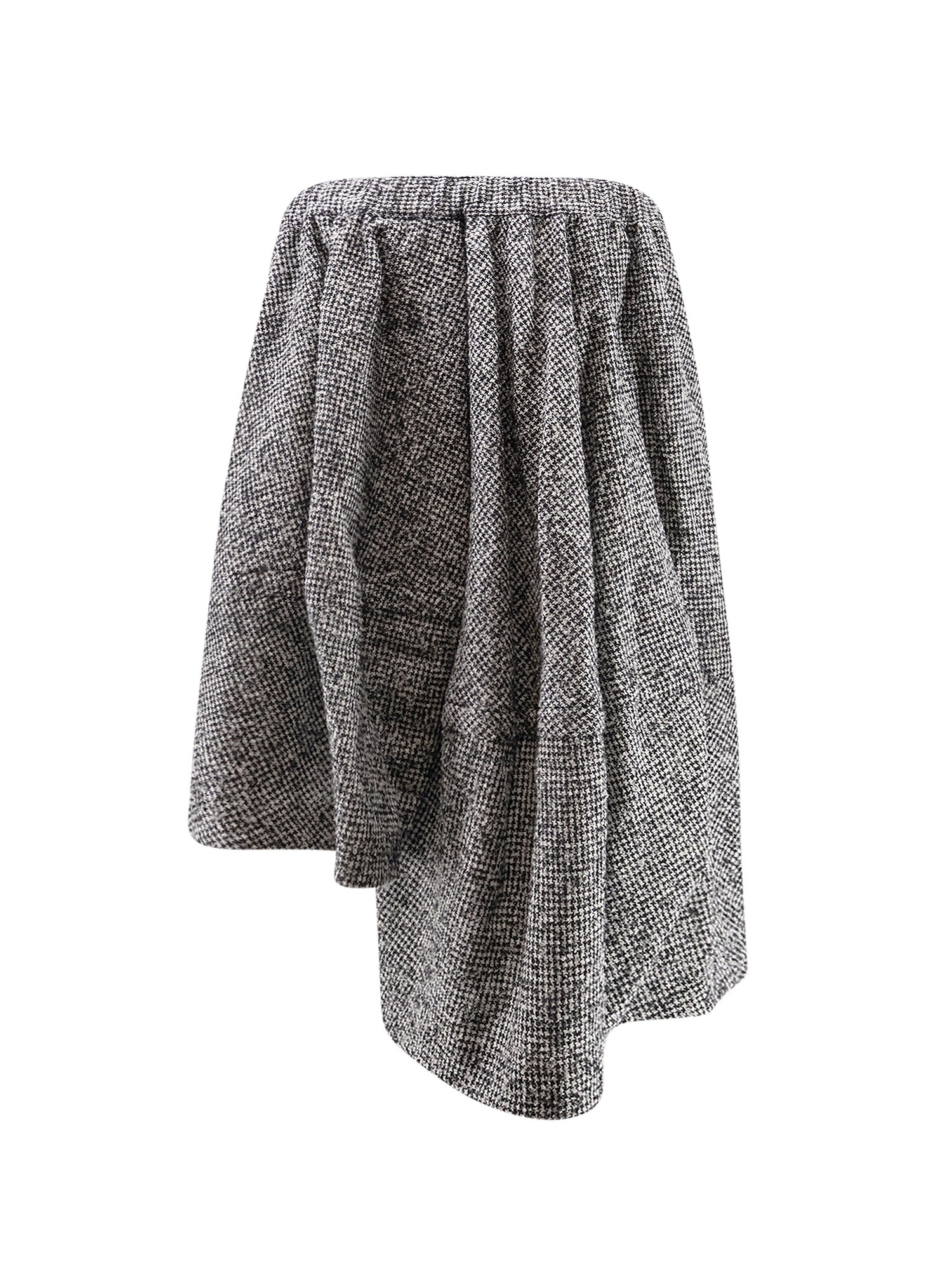Comme Des Garcons Play Skirts Blackecru Lana Nylon