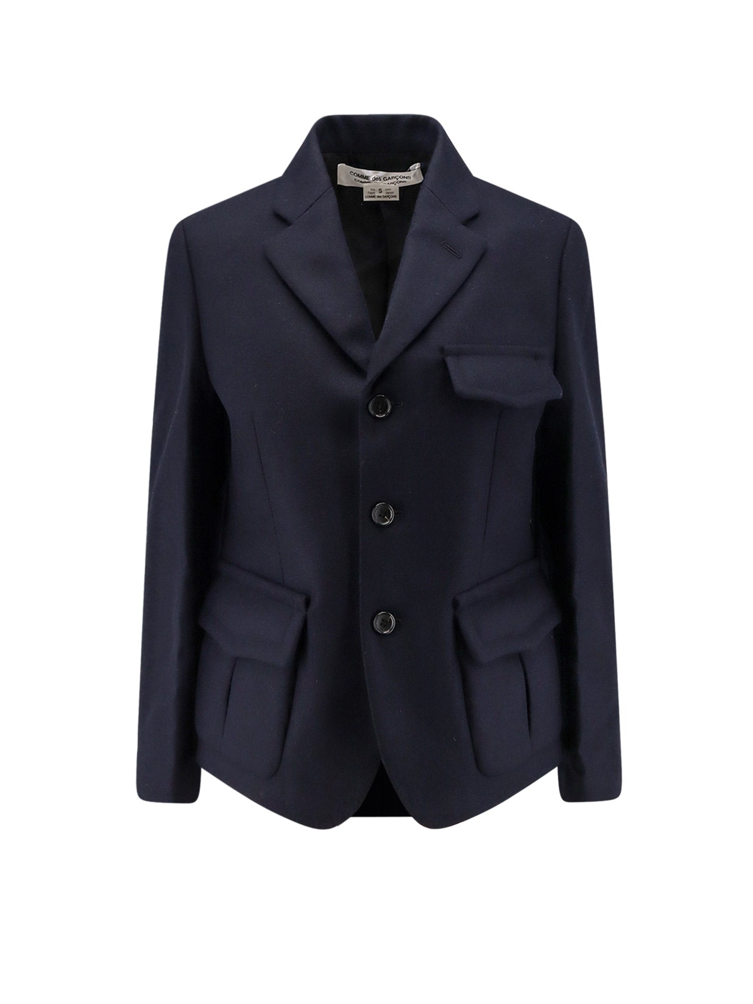 Comme Des Garcons Play Clothing Blue Lana Nylon