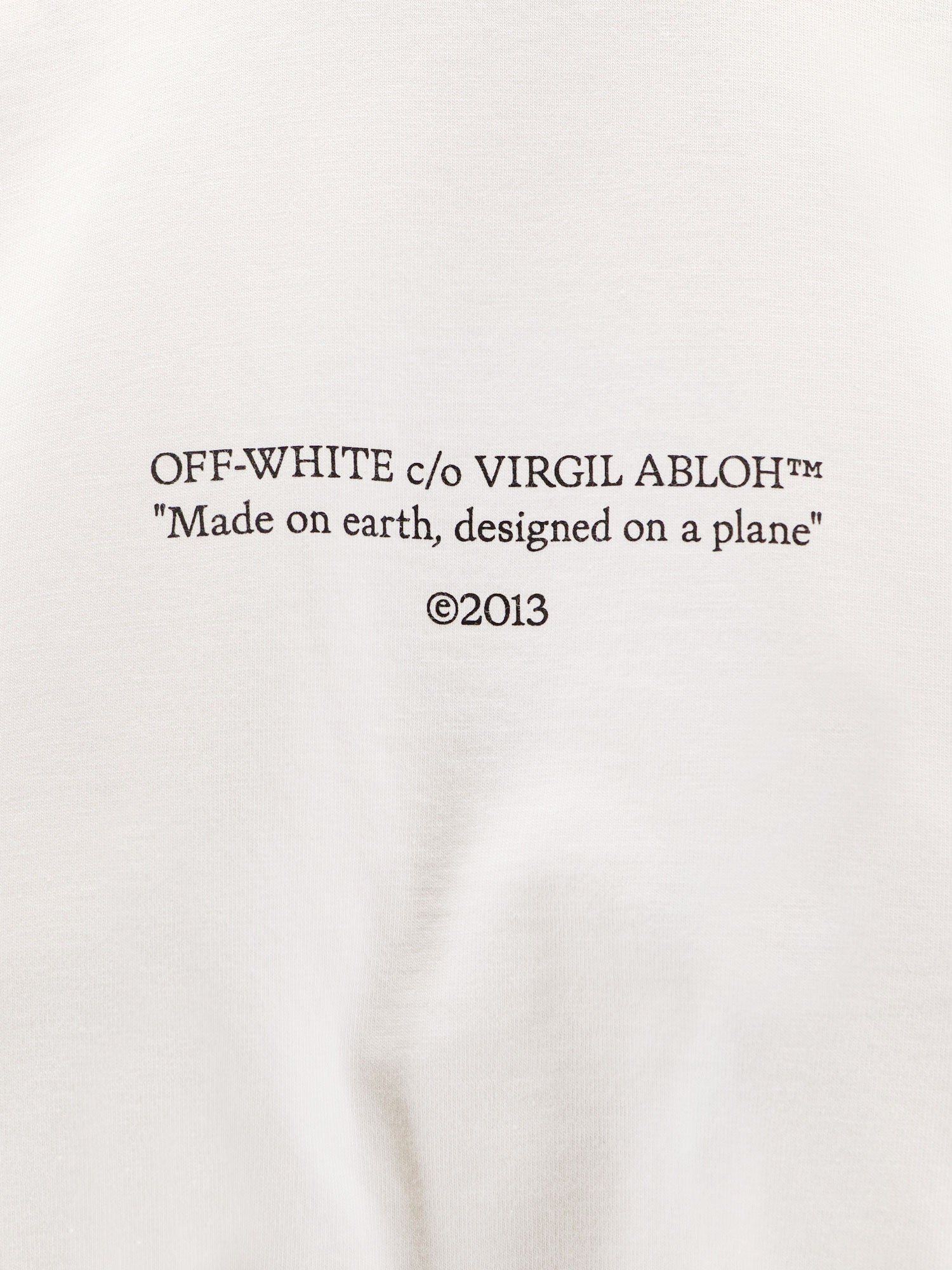 Off White T-shirts and Polos Cotone