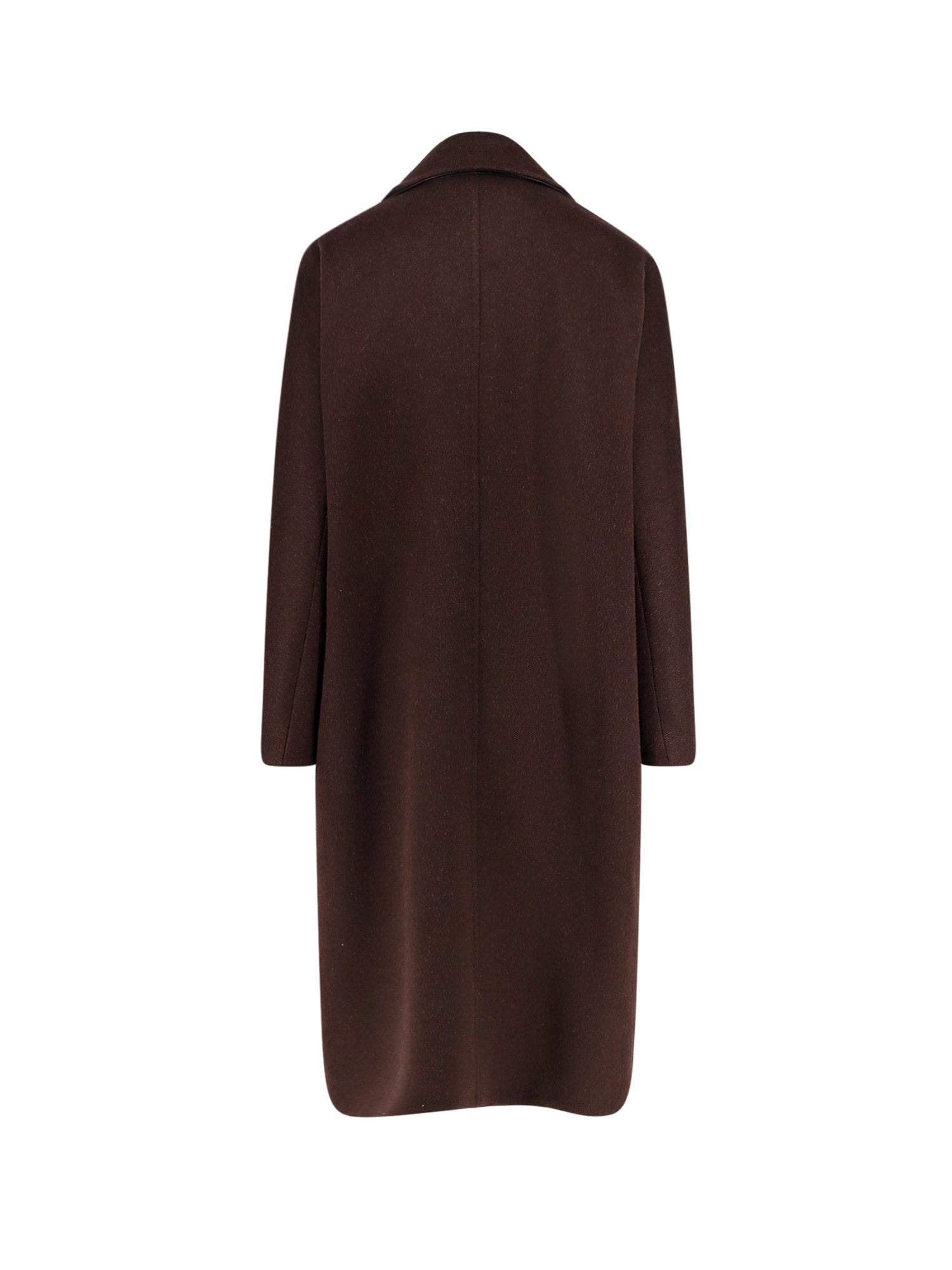 Max Mara Coats Black Cashmere Alpaca Lana