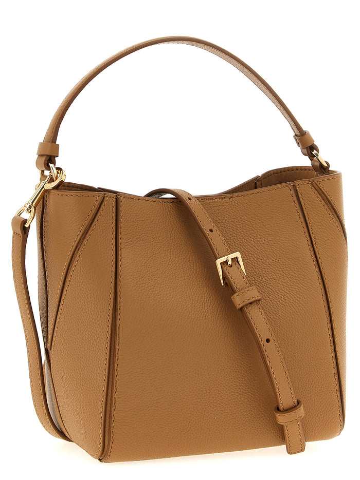 McGraw small bucket bag Beige Cow Leather (bos Taurus) Hand
