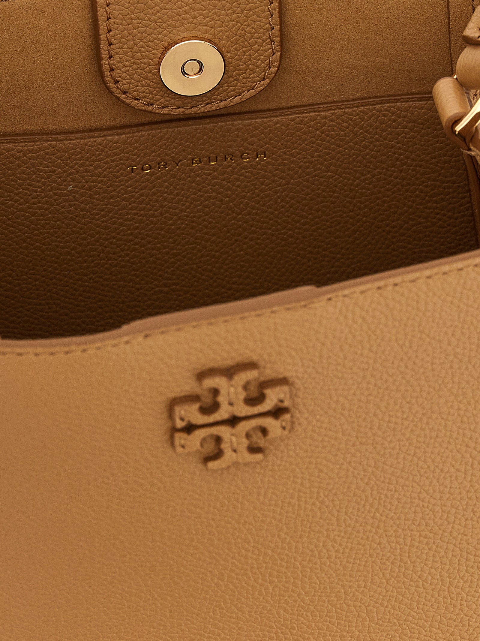 McGraw small bucket bag Beige Cow Leather (bos Taurus) Hand