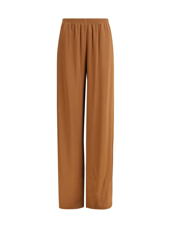 Trousers Viscose-Blend Beige