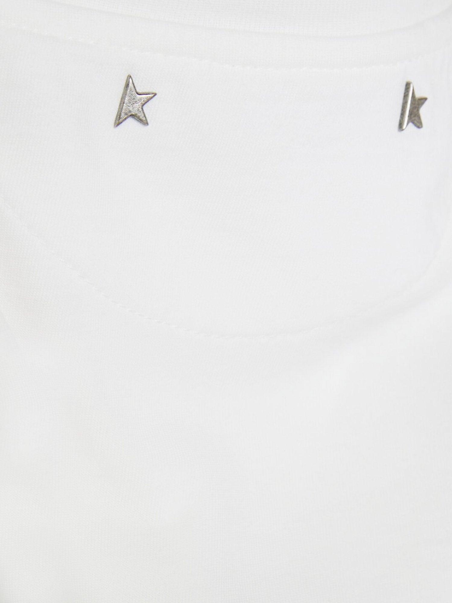Golden Goose T-shirts and Polos Vintage White Cotone