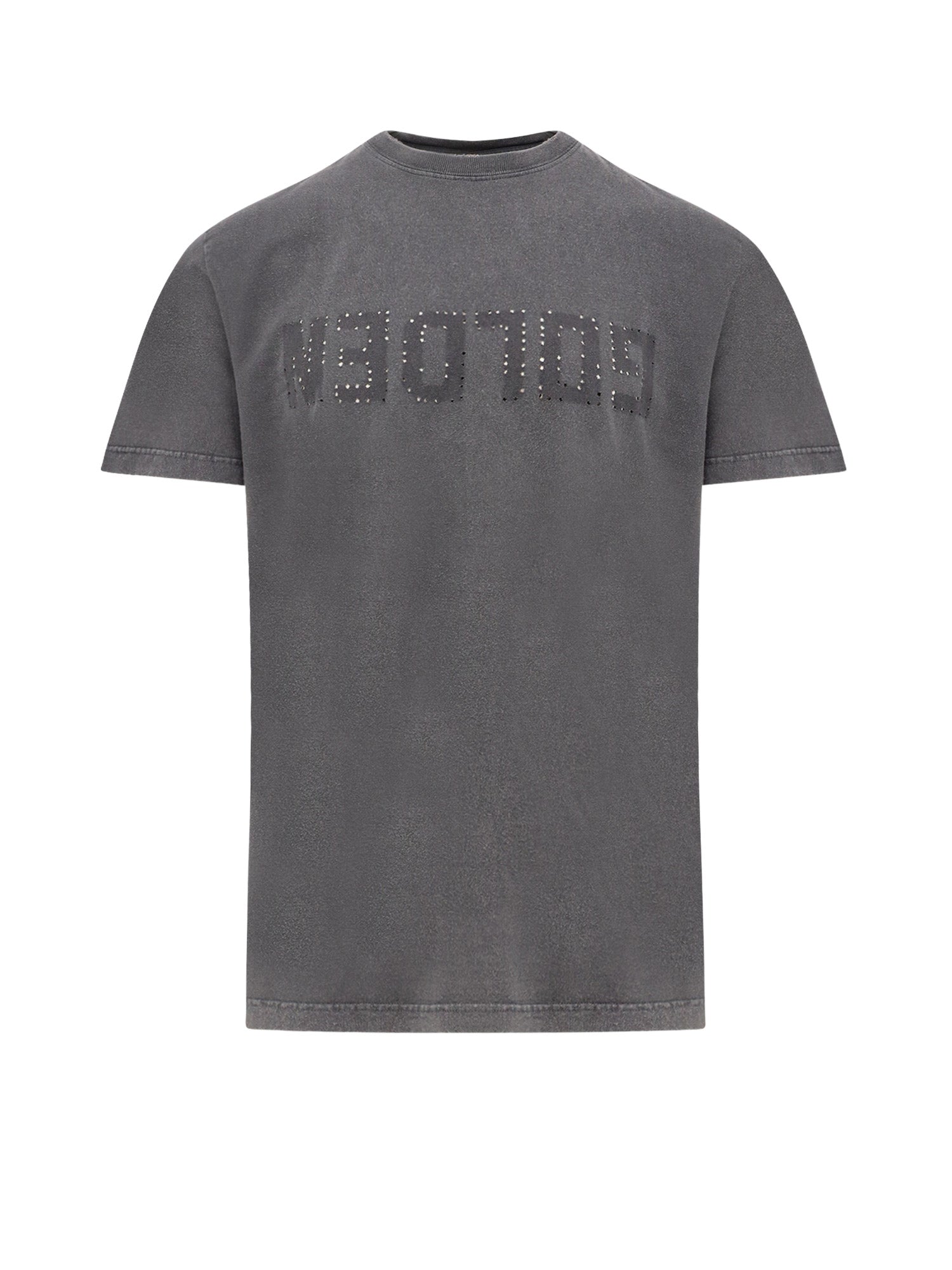 Golden Goose T-shirts and Polos Grey Cotone