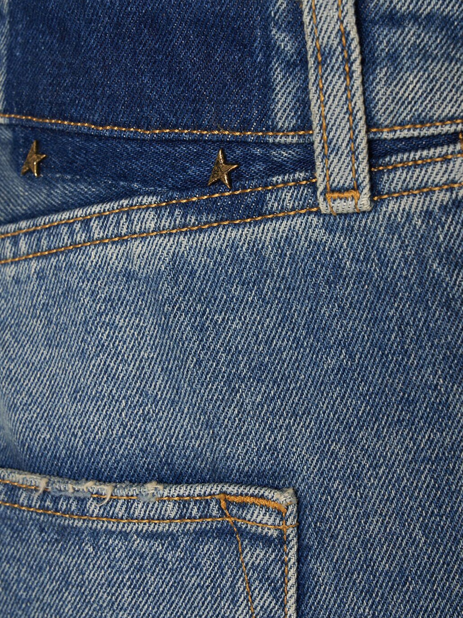 Golden Goose Jeans Blue Cotone